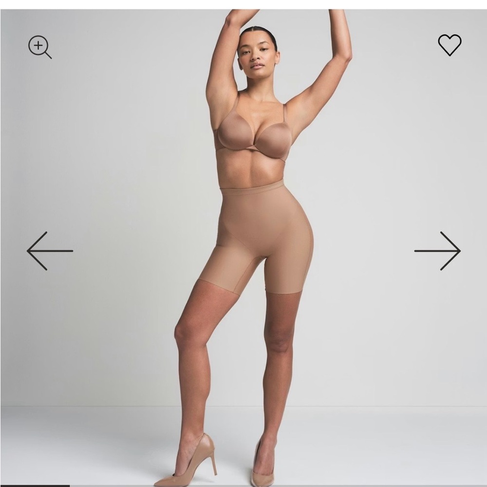 SKIMS Tan Shapewear Shorts